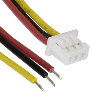 Разъём контактный RUICHI  SH 1,25mm 2pin 100mm F (гнездо)  с 3 контактами 26AWG 10 см