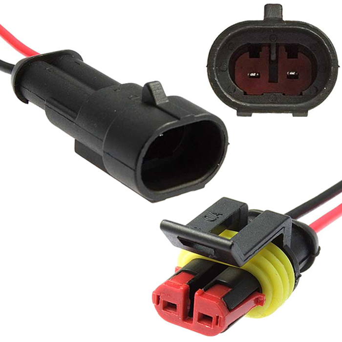 Разъем SuperSeal 1.5, 2PIN MF (18AWG 20cm)