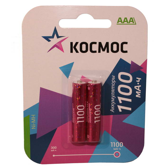 Аккумулятор Космос R03 1100mAh Ni-MH