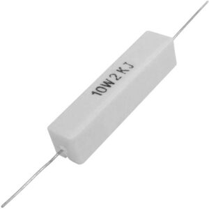 Мощный постоянный резистор XIN HUA RX27-1 2 кОм 10W 5% / SQP10, керамо-цементный  корпус