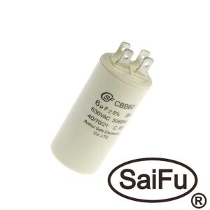 Пусковой конденсатор SAIFU CBB60, 6 мкФ, 630 В