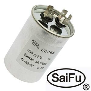 Пусковой конденсатор SAIFU CBB65, 20 мкФ, 630 В