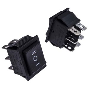 Клавишный переключатель RUICHI KCD4-203-C6-B/6P, ON-OFF-ON