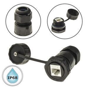 Разъём герметичный Ruichi RJ45M25Z1-6AG1