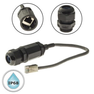 Разъём герметичный Ruichi RJ45M20L25-5B