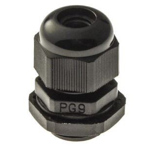 Кабельный ввод RUICHI PG 9 (IP 54) чёрный, полиамид