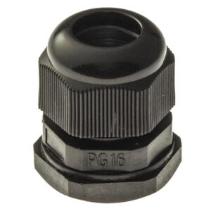 Кабельный ввод RUICHI PG16 (IP 54) чёрный, полиамид