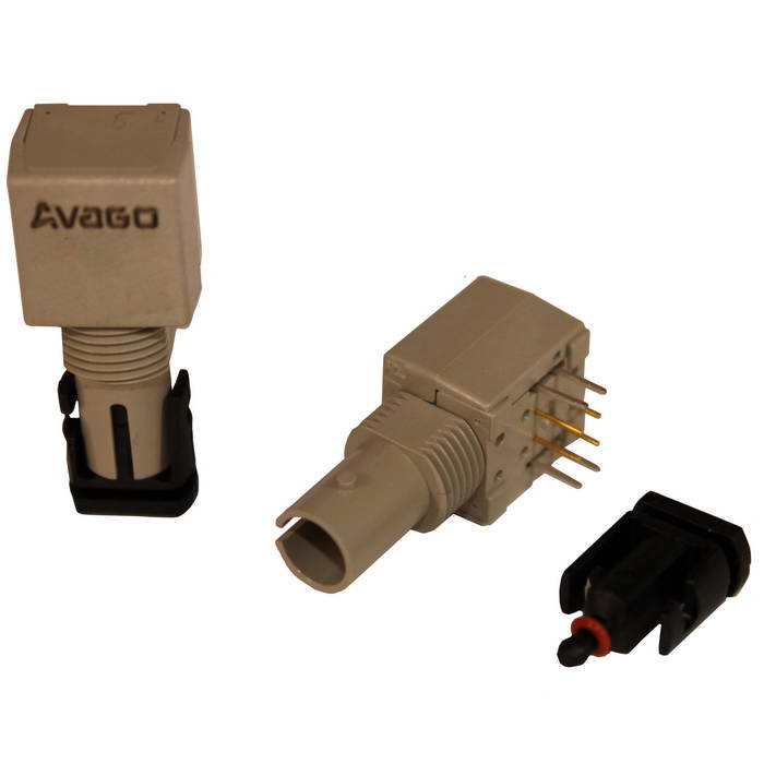 HFBR-1414TZ, Оптоволоконный передатчик Broadcom, 160 МБод, 820 Нм, Plastic ST-Threaded Port