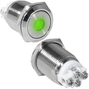 Тумблер трехпозиционный двухполюсный RUICHI KN3(C)-203, 53х19.8х33 мм, ON-OFF-ON, DPDT C/O, 6 А, 250 В, 50 мОм, 6 контактов, под винт