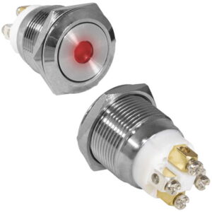 Тумблер двухпозиционный однополюсный RUICHI KNH-1S, 35.3х13.8х37 мм, ON-OFF, SPST, 6 А, 250 В, 50 мОм, 2 контакта, под винт 6.3 мм