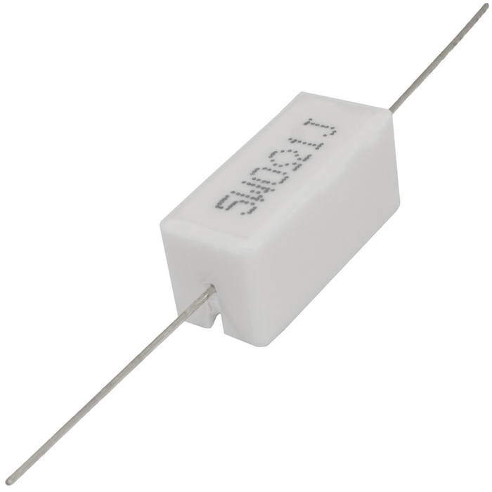 Мощный постоянный резистор RUICHI RX27-1 0.1 Ом 5W 5% / SQP5, керамо-цементный корпус