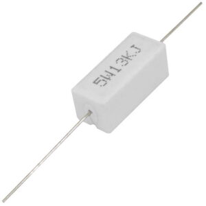 Мощный постоянный резистор XIN HUA RX27-1 13 кОм 5W 5% / SQP5, керамо-цементный  корпус