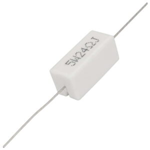 Мощный постоянный резистор RUICHI RX27-1 24 Ом 5W 5% / SQP5, керамо-цементный   корпус