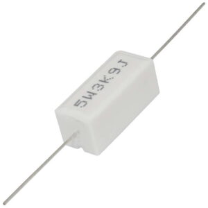 Мощный постоянный резистор XIN HUA RX27-1 3.9 кОм 5W 5% / SQP5, керамо-цементный  корпус