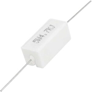 Мощный постоянный резистор RUICHI RX27-1 4.7 кОм 5W 5% / SQP5, керамо-цементный   корпус