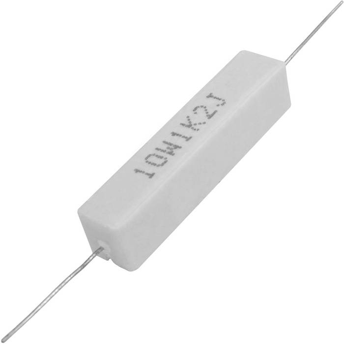 Мощный постоянный резистор RUICHI RX27-1 1.2 кОм 10W 5% / SQP10, керамо-цементный корпус