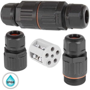 Разъём герметичный RUICHI SP28S-5P, 5 контактов, IP68