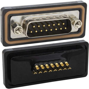Разъем RUICHI DB-15M IP67 15 контактов с гайкой