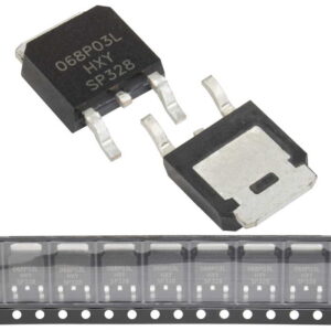IPD068P03L3G HXY полевой транзистор (MOSFET), P-канал, -30 В, -80 А, 8.8 мОм, 45 нКл, TO-252  (DPAK)