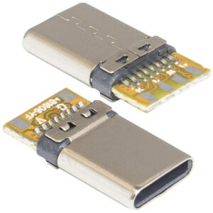 Разъём USB RUICHI USB3.1 TYPE-C 6PFB, мама, 6 контактов