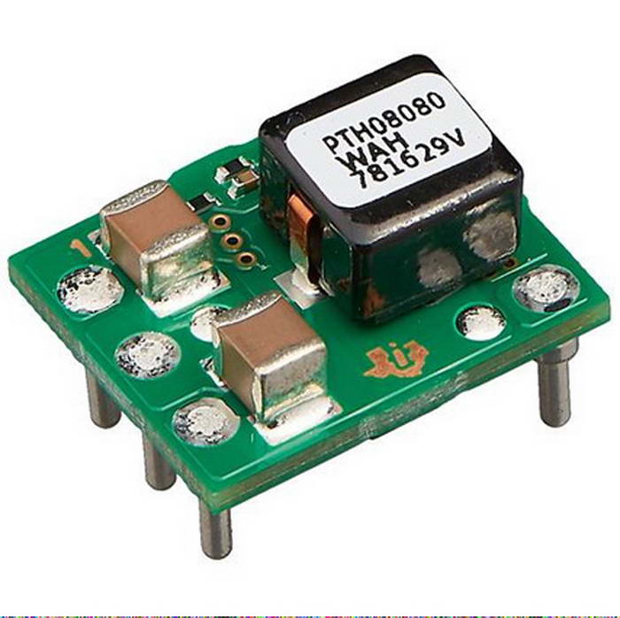 PTH08080WAH, DC-DC силовой модуль Texas Instruments, 2.25А, 4.5В ... 18В вх., 0.9В ... 5.5В вых., 300кГц, корпус Through-Hole Module-5