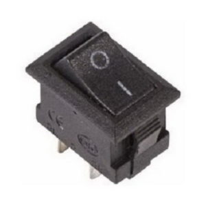Клавишный переключатель RUICHI KCD5-101-C3-B/2P, ON-OFF, 2 контакта, черный